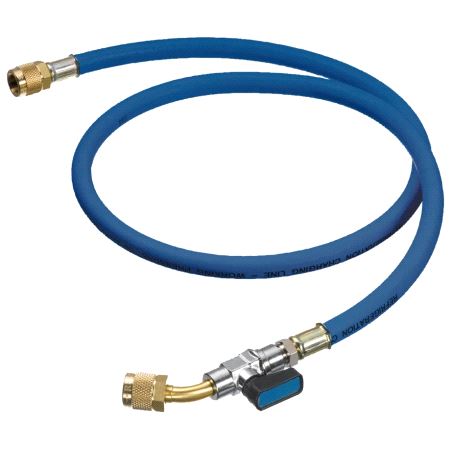 Refco CA-CL-60 B Fylleslange blå m/kran 1500mm 1/4" Fl.