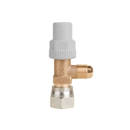 Castel 6110/32 Receiver ventil 3/8" Fl. x 1/4" NPTF