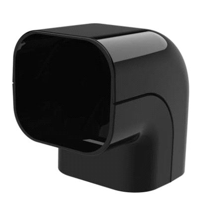 Tecnosystemi CA72-EXC Albue 90grader svart