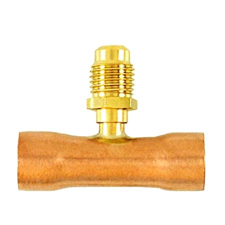 Muffe m/schrader 1/2"