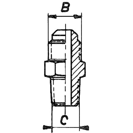 EUI-4A Nåleventil 7/16" UNFx1/8" NPT