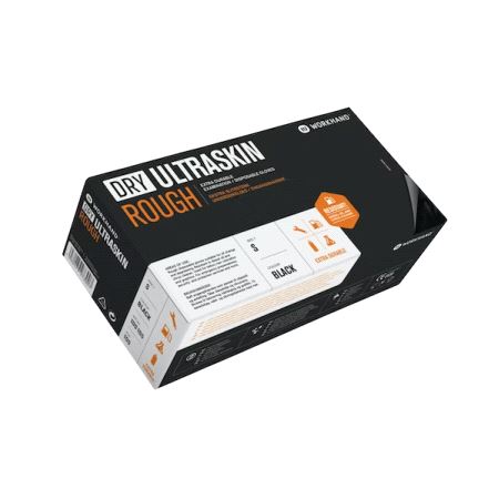 Workhard engangshansker ultraskin dry rough str.8 (L)