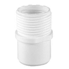 Faluplast Overgang 1 utv. 3/4" innv. 32mm hvit