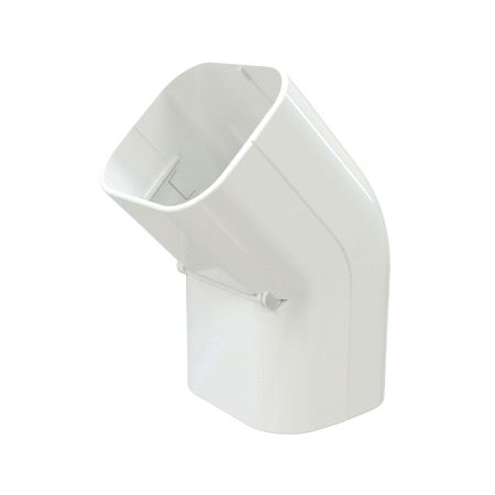 Tecnosystemi CAS72-EXC Dreibar albue hvit