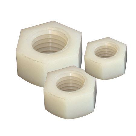 M10 Sekskantmutter Nylon