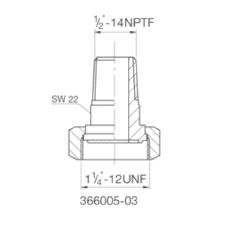 Bitzer 366005-03 Adapter for sikkerhetsventil