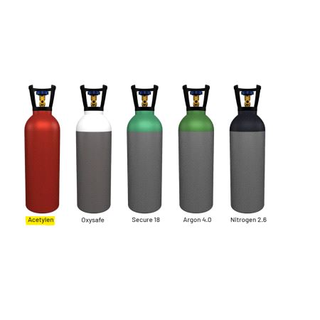 Acetylen 5L flaske - Depositum