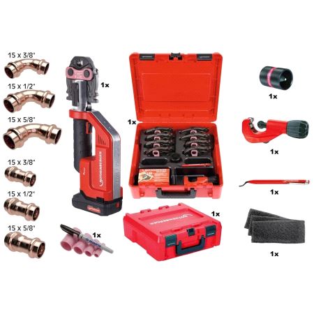 IBP MaxiPro Pressverktøy startpakke inkl. fittings