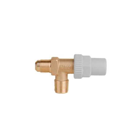 Castel 6120/32 Receiver ventil 3/8'' Fl. x 1/4'' NPT