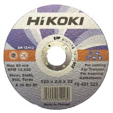 Hikoki Kappeskive stål 125x2,0mm (401323)