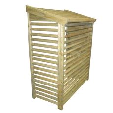 Varmepumpehus XXL Trykkimpregnert 1055x520x1240-1380mm innv.