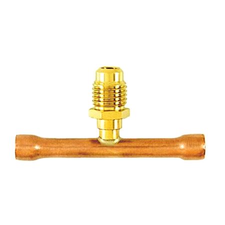 Muffe m/schrader 1/4"