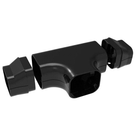 Tecnosystemi DT72-EXC T-stykke svart