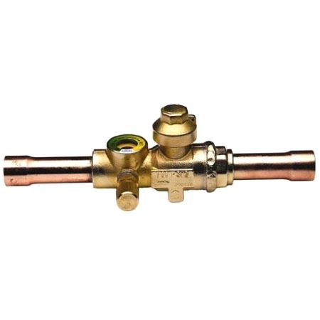 Henry 937203SG Kuleventil m/seglass og schrader 3/8"