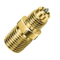 EUI-4B Nåleventil 1/4" utv. 1/4" utv. m/schrader