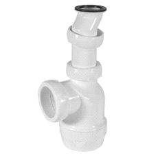 Faluplast Flaskevannlås hvit 40mm