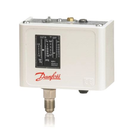 Danfoss 060-110166 KP1 Pressostat LT 1/4" Fl.