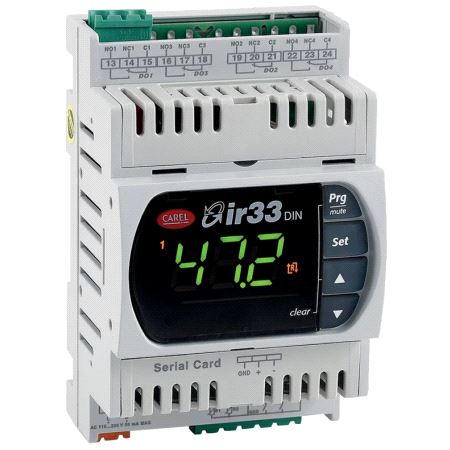 Carel DN33E9MR20 Universal reg. 2xDO/2xAO 12-24Vac