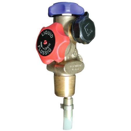 Dobbelventil Serie F201 for kuldemediesylinder #20100082