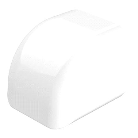 Tecnosystemi TC72-EXC Kanalavslutning hvit