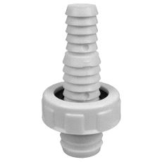 Faluplast Slangenippel 1° hvit