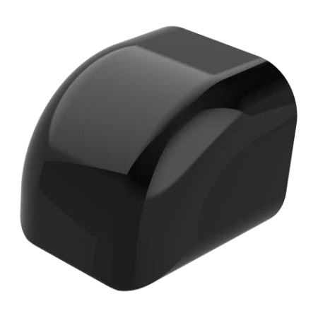 Tecnosystemi TC72-EXC Kanalavslutning svart