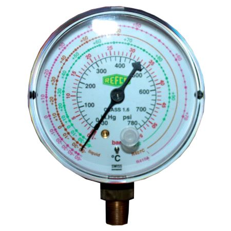Refco M5-500-DS-Multi trykkmanometer 80 mm 1/8'' NPT