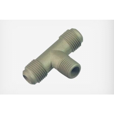 Refco T-stykke Fl. m/schrader 1/4" Fl. x 1/4" Fl. x 1/4" Fl.