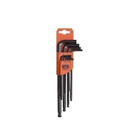 Bahco BE-9770 Unbrako sett 1.5-10mm kule 9 stk.